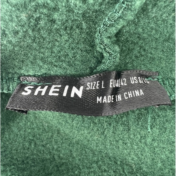 SHEIN Green Brooklyn New York Hoodie Sweatshirt Size Large Women’s - Picture 2 of 4